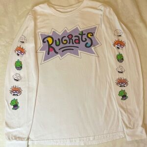 Nickelodeon Rugrats White and Purple Long Sleeve Tee